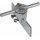 Dehn 365000 Falzklemme ZG Klemmbereich 0,7-6mm mit Zweischrauben-Überleger für Rd 7-10mm FK ZS 7.10 KBF0.7 6 ZG