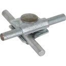 Dehn 390060 MV-Klemme St/tZn f. Rd 8-10mm m....