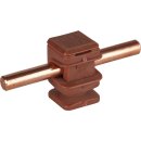 Dehn 204007 Leitungshalter DEHNsnap Kunststoff braun H...