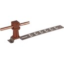 Dehn 204924 Dachleitungshalter UNIsnap NIRO/K-braun H...