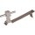Dehn 204937 Dachleitungshalter FLEXIsnap NIRO/K-grau H 36mm Rd 8mm mit Strebe für Ziegelfalze DLH FS 8 H36 L170 GR V2A