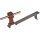 Dehn 204938 Dachleitungshalter FLEXIsnap NIRO/K-br. H 36mm Rd 8mm mit Strebe für Ziegelfalze DLH FS 8 H36 L170 BR V2A