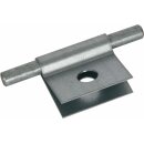 Dehn 345008 Klemmschuh St/tZn mit Bohrung D 11mm für...