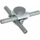 Dehn 390250 MMV-Klemme St/tZn für Rd 6-8mm mit...
