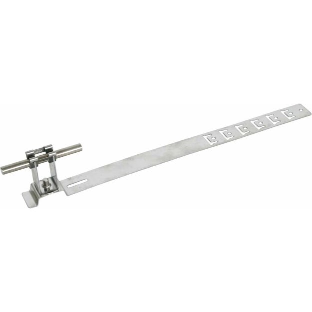 Dehn 206219 Dachleitungshalter UNIgrip NIRO H 20mm Rd 8mm mit geprägter Strebe L 335mm DLH UG 8 H20 L335 V2A