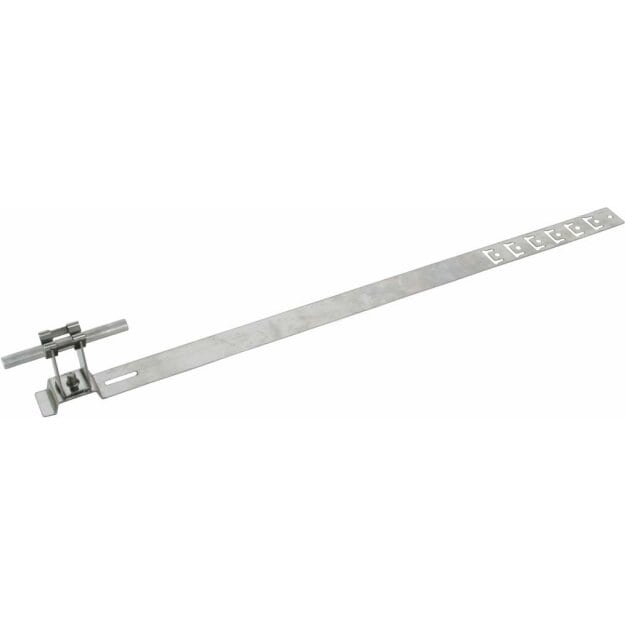 Dehn 206329 Dachleitungshalter UNIgrip NIRO H 32mm Rd 8mm mit geprägter Strebe L 475mm DLH UG 8 H32 L475 V2A
