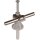 Dehn 250001 Leitungshalter DEHNfix NIRO-K-grau für Rd 6-10mm H 30mm mit Schlagdübel 8x45 LH DFI DQ 6.10 V2A H30 GR