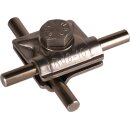 Dehn 390559 MV-Klemme NIRO für Rd 8-10mm mit...