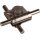 Dehn 390559 MV-Klemme NIRO für Rd 8-10mm mit Sechskantschraube und Federscheibe MVK 8.10 SKM10X30 FSC V2A
