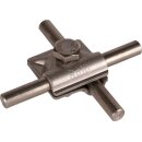 Dehn 391059 MV-Klemme NIRO für Rd 10mm mit...