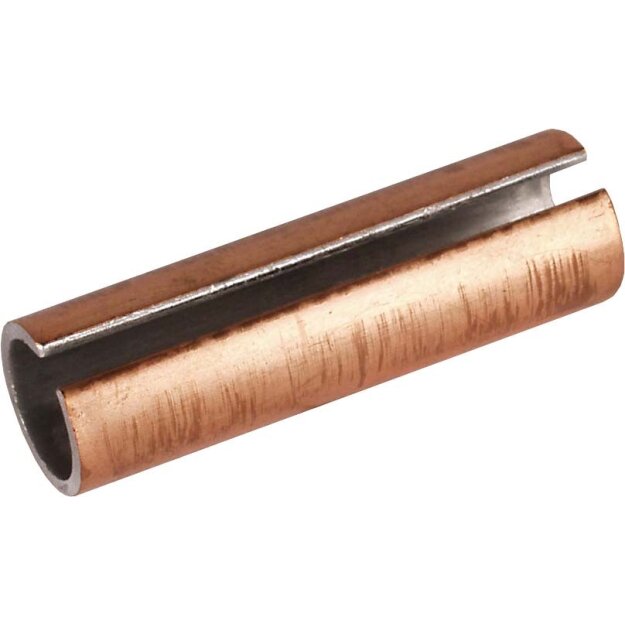 Dehn 562150 Cupalhülse Cu aussen Al innen für Rd 8mm = 50mm² L 40mm CUPAH GL Q50 L40 CU AL