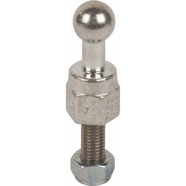 Dehn 755245 Kugelfestpunkt D 25mm gerade mit Gewindebolzen und Mutter M12x45mm KFP 25 M12 45 SSM