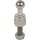 Dehn 754235 Kugelfestpunkt D 20mm gerade mit Gewindebolzen und Mutter M12x35mm KFP 20 M12 35 SSM