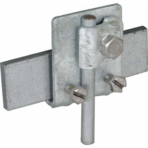 Dehn 365020 Falzklemme St/tZn Klemmbereich 0,7-10mm mit Klemmbock für Rd 6-10mm FK KB 6.10 KBF0.7 10 STTZN