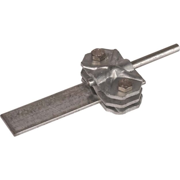 Dehn 454000 Verbindungs-/Trennklemme St/tZn m. Zwischenplatte f. Rd 5-10/Fl 30-40mm