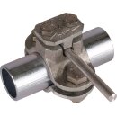 Dehn 407112 Erdungsrohrschelle D 48mm mit Anschlussklemme...