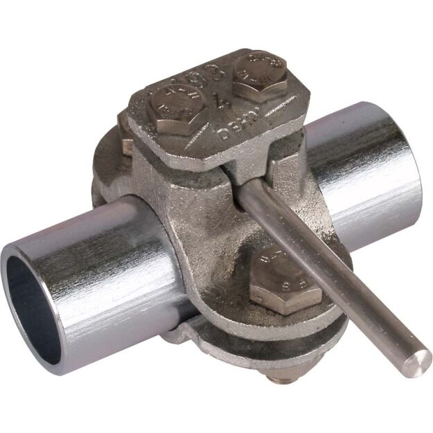 Dehn 407200 Erdungsrohrschelle D 60mm mit Anschlussklemme Rd 4-10mm TG / St/tZn ERS 60 AS4.10 TG STTZN