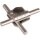Dehn 390061 MV-Klemme Al für Rd 8-10mm mit Flachrundschraube MVK 8.10 FRM10X35 AL