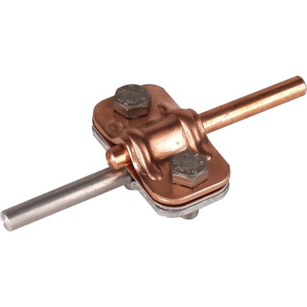 Dehn 460517 Zweimetall UNI-Trennklemme Cu-St/tZn für 2 x Rd 8-10mm ZMTK 8.10 8.10 CU STTZN