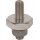 Dehn 750500 Anschlussstück Ausfür D mit Gewindebolzen M16x65mm und Mutter zum Anschrauben AS SCHR M16 65