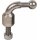 Dehn 757245 Kugelfestpunkt D 25mm 90° abgewinkelt mit Gewindebolzen und Mutter M12x45mm KFP 25 W90 M12 45SSM