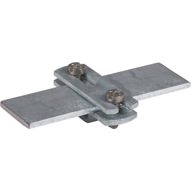 Dehn 284030 Flachbandhalter für Fl 30mm St/tZn mit Langloch 6,5x16mm FBH ZS 30 B6.5X16 STTZN