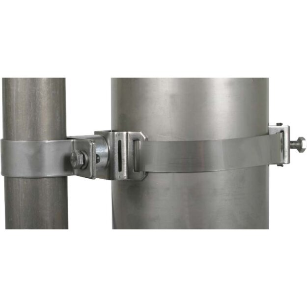 Dehn 105361 Befestigungsschelle für Rohre D 50mm an Sektorantennen DS 30mm D 90-300mm BS D50 DS30 SB50.300 V2A