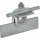 Dehn 365050 Falzklemme St/tZn Klemmbereich 0,7-8mm gewinkelt mit Klemmbock für Rd 6-10mm FK KB 6.10 KBF0.7 8 W STTZN