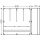 Hensel Mi2800 Mi-Zählergehäuse, 600x600x170mm außen, Zählereinbautiefe 146 mm