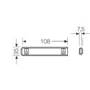 Hensel KGTS02 Tragschiene Hutprofil 35 mm, für KG 9002