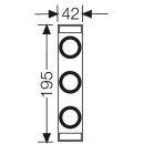 Hensel MiRS27 Reitersicherungselement 3polig, 25 A, E 27...