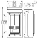 Hensel KV9338 KV-Zählergehäuse mit Zähler-...