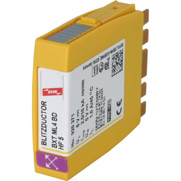 Dehn 920371 Kombiableiter-Modul für 2 Doppeladern BLITZDUCTOR XT mit LifeCheck BXT ML4 BD HF 5
