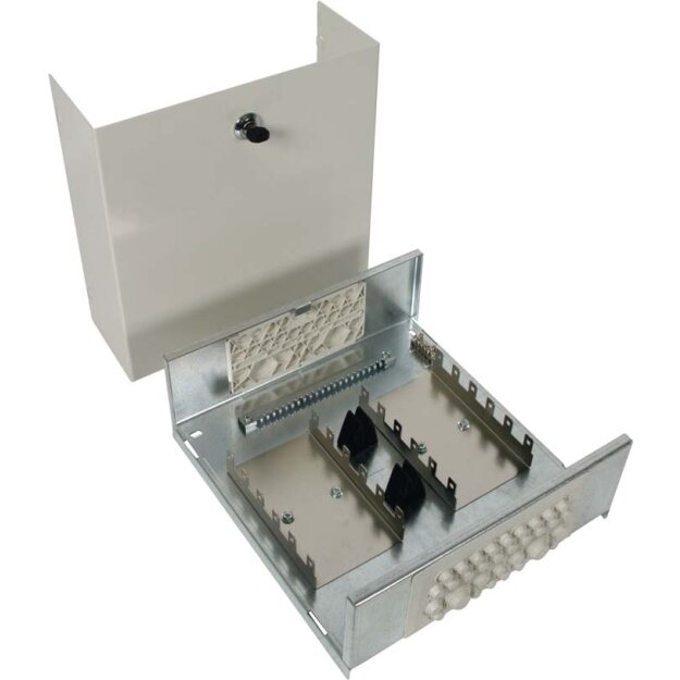 Dehn 906102 DEHN Potentialausgleichgehäuse zur Aufnahme von 12 LSA-Leisten 10/2 DPG LSA 120 P