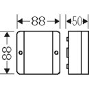 Hensel DE9326 Kabelabzweigkasten 1,5-2,5 qmm 3phasig, 4 qmm 1phasig, 5 polig Klemme, weiß