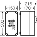 Hensel Mi7104 Mi-Lastschaltergehäuse 63A, 4polig + PE