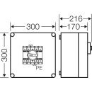 Hensel Mi7214 Mi-Lastschaltergehäuse 100A, 4polig + PE