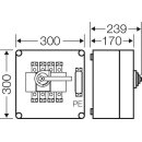 Hensel Mi7257 Mi-Lastschaltergehäuse 160A, 4polig + PE