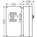 Hensel Mi7457 Mi-Lastschaltergehäuse 160A, 4polig + PE