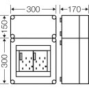 Hensel Mi2313 Mi-Zählergehäuse, 300x450x170mm...