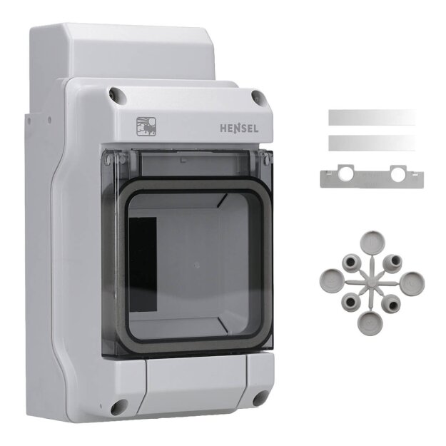 Hensel KV PC 9103 Kleinverteiler IP65 mit 3 Teilungseinheiten