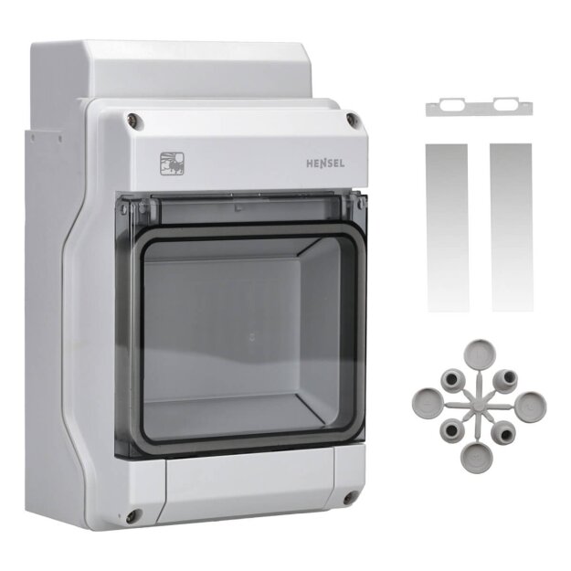 Hensel KV PC 9106 Kleinverteiler IP65 mit 6 Teilungseinheiten