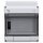 Hensel KVPC9109 KV 90-Automatengehäuse Polycarbonat 9 Teilungseinheiten (9x18 mm), IP 65
