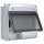 Hensel KVPC9109 KV 90-Automatengehäuse Polycarbonat 9 Teilungseinheiten (9x18 mm), IP 65