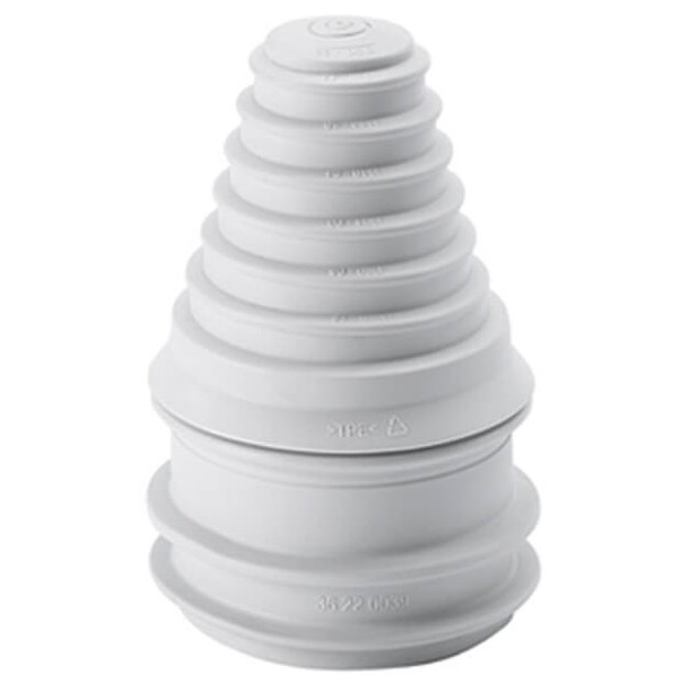 Hensel KST82 Stufenstutzen zu Mi FP 82, IP 54, Ø 30-72 mm