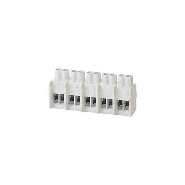 Hensel DKKL06 Klemmen 1,5-10 qmm, 5polig, 2 Klemmstellen je Pol