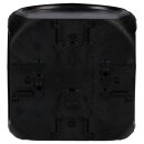 Hensel KF0200C Kabelabzweigkasten ohne Klemme Gehäusewände ohne Vorprägungen, schwarz