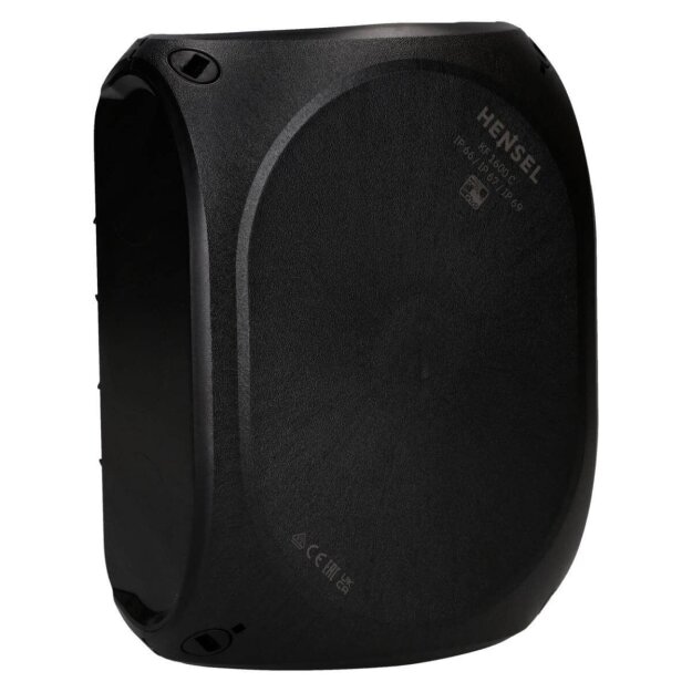 Hensel KF1600C Kabelabzweigkasten ohne Klemme Gehäusewände ohne Vorprägungen, schwarz