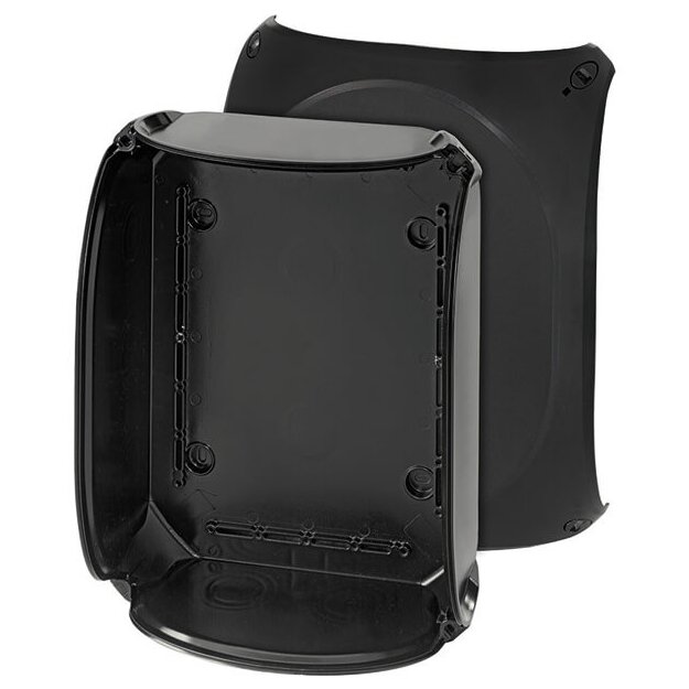 Hensel KF3500C Kabelabzweigkasten ohne Klemme Gehäusewände ohne Vorprägungen, schwarz