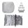 Hensel WP0202G Kabelabzweigkasten 1,5-2,5 qmm, 3phasig, 4 qmm 1phasig, 5polig, grau